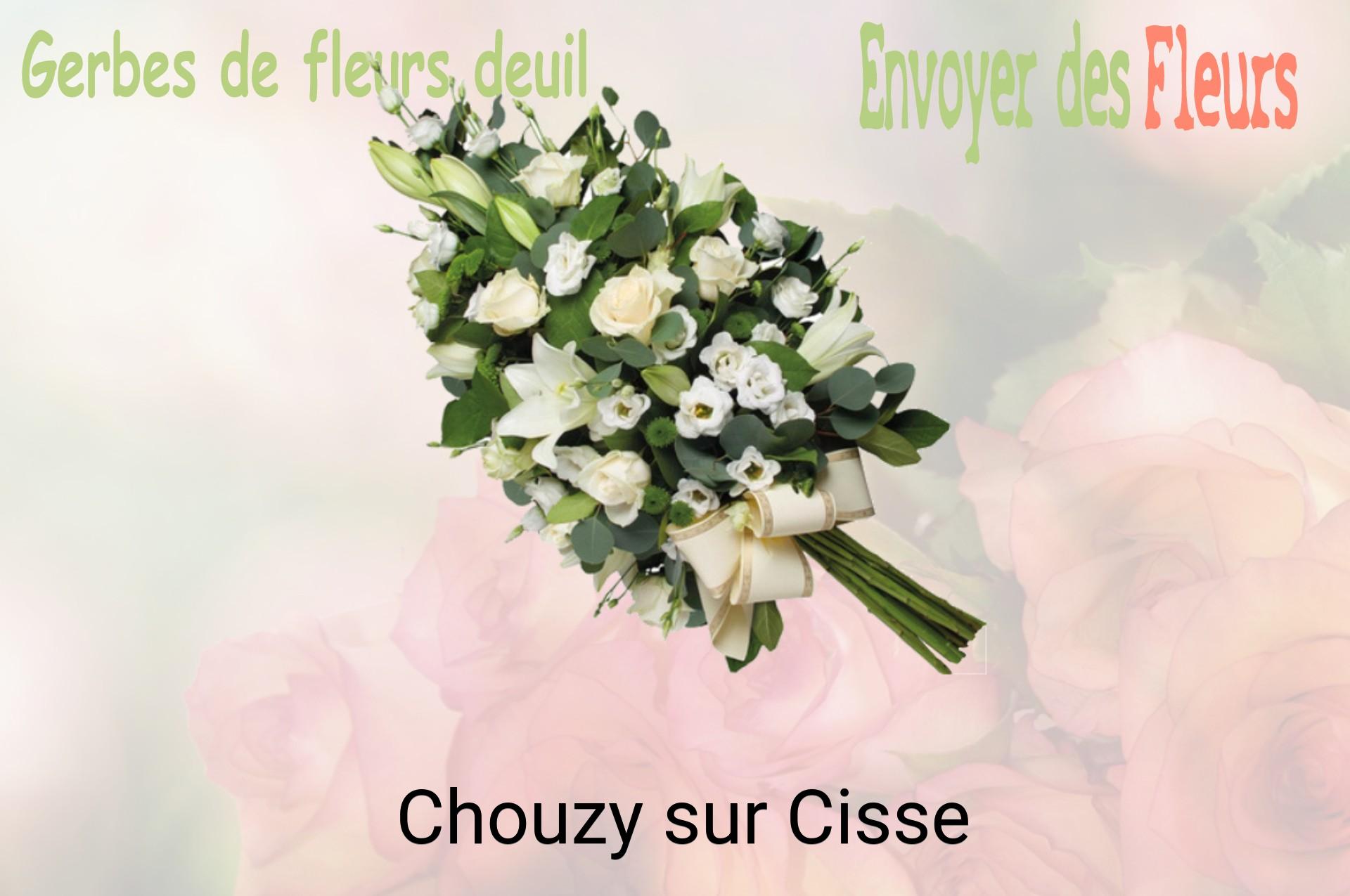 Gerbe de fleurs de deuil livrée à Chouzy-sur-Cisse